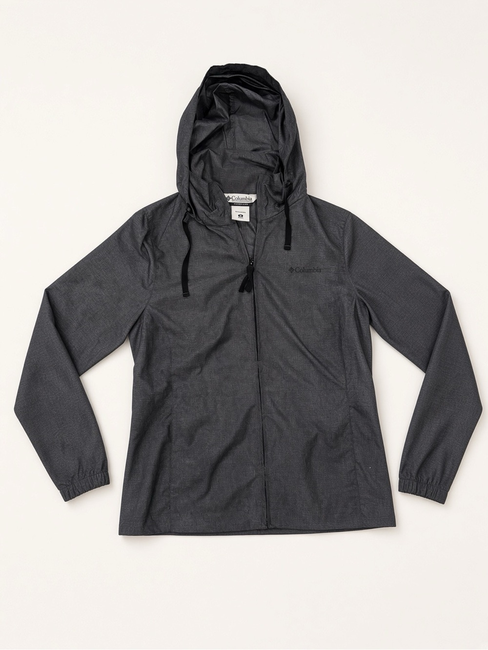 Columbia Women's Dark Gray Hooded Lightweight Jacket Size M